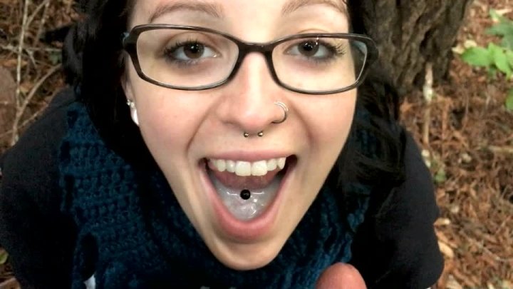 Public Woods Blowjob For Daddy