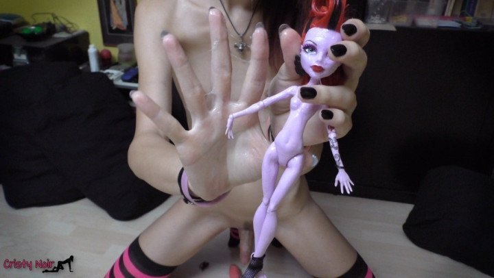Cristy Noir Doll Fetish Masturbation And Anal Play