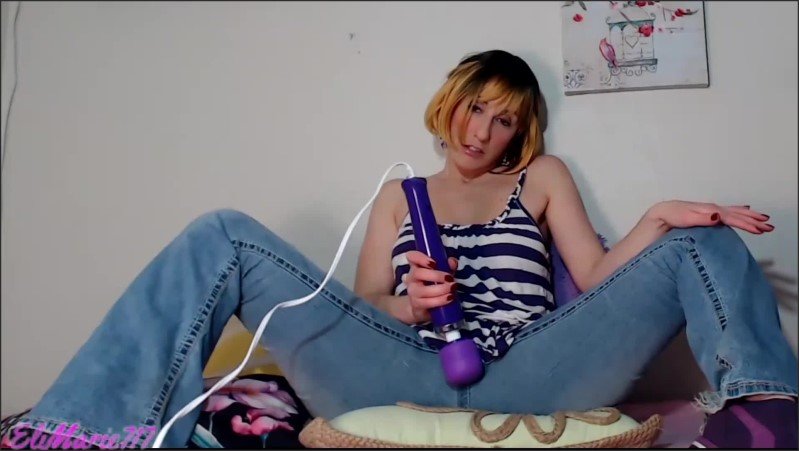 [Full HD] Non Nude Cumming In Blue Jeans Hd - EliMarie717 - -00:09:48 | Tight Denim Jeans, Hitachi Ride - 161,7 MB