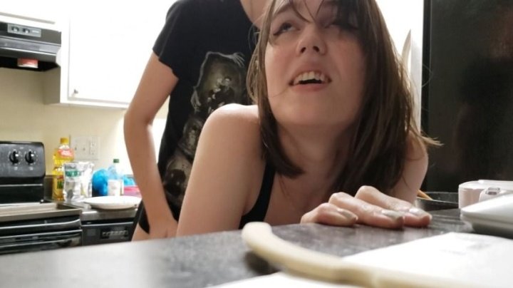 Flammableoil Tgirls Fucking In Kitchen