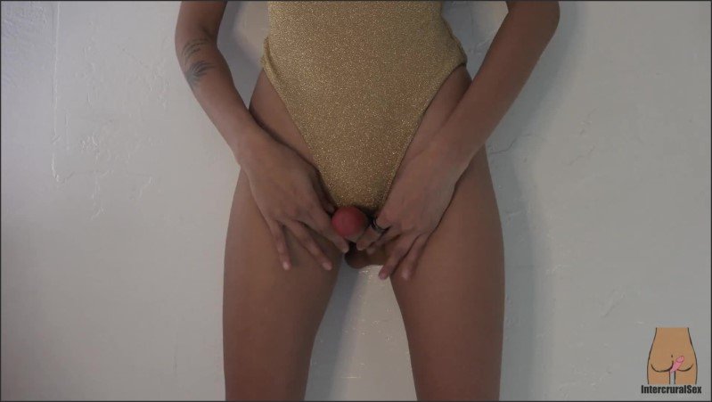 [Full HD] Dildo Pussy Slide Intercruralsex  - IntercruralSex - -00:07:03 | Asian, Wall, Solo Female - 99,1 MB