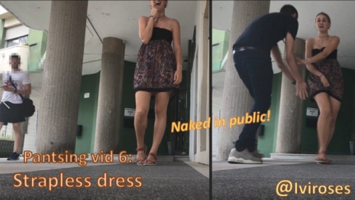 Iviroses Pantsing Vid 6 Strapless Dress