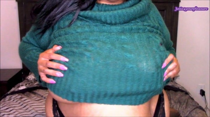 [Full HD] Josie4Yourpleasure Bbw Green Sweater Tits Tease Hd - Josie4Yourpleasure - ManyVids - 00:04:51 | Big Boobs, Bbw, Sweater Fetish - 175,1 MB