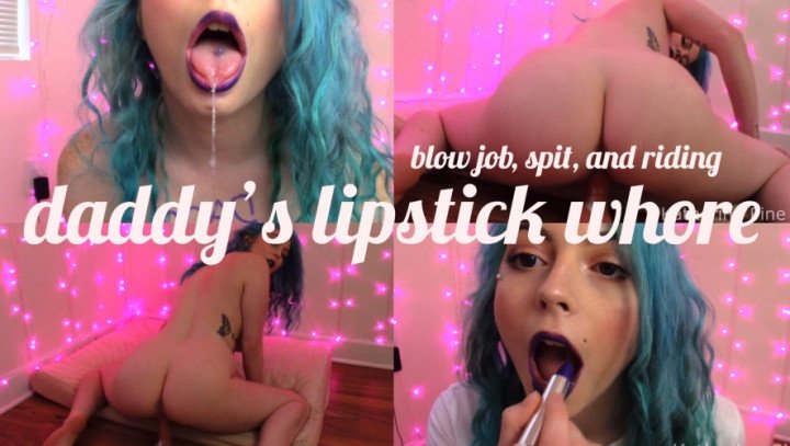 Katherine Pine Daddys Lipstick Whore Riding Blowjob