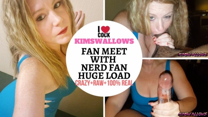 Kimswallows Fan Meet With Nerd Fan Huge Load
