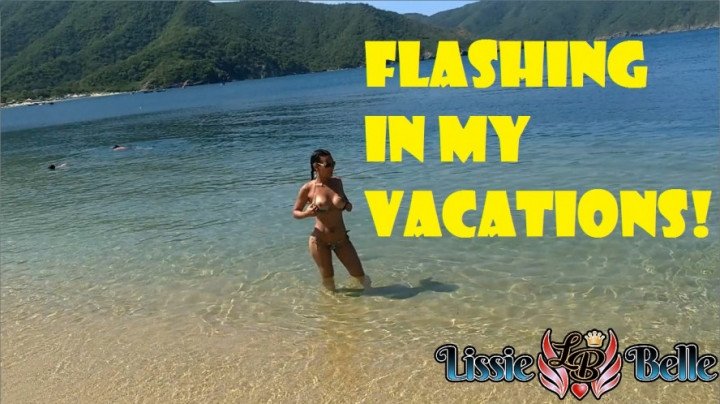 Lissie Belle Public Flashing In Cartagena Part 2