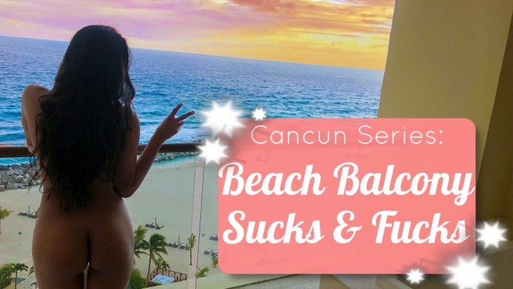 Littlesquirtles Beach Balcony Vacation Sucks Amp Fucks