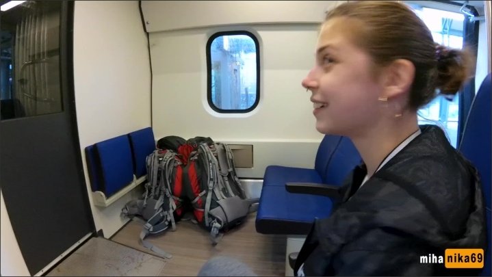 Real Public Blowjob In The Train Pov Oral Creampie By Mihanika69