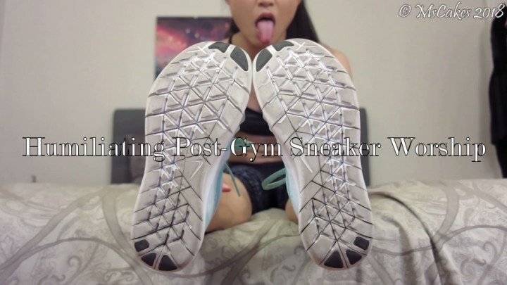 Mscakes Humiliating Post Gym Sneaker Worship