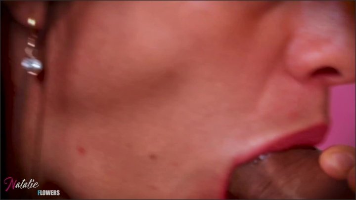 Natalieflowers Closeup Teasing Blowjob With Manicured Nails
