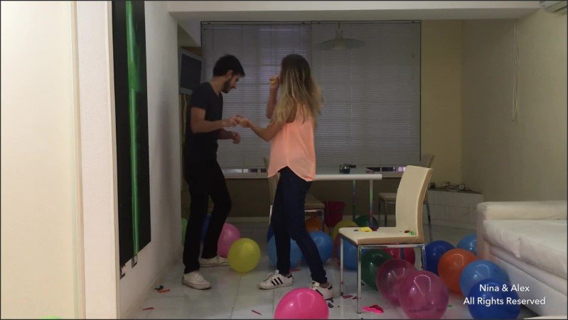 [Full HD] My Balloon Obsessed Girlfriend  - Nina And Alex - -00:13:16 | Teenager, Teen - 279,6 MB