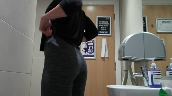 Petittits Masturbating In Gym After Workout
