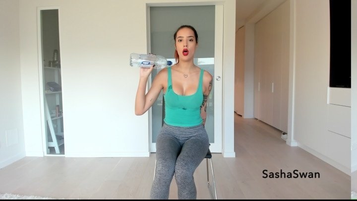 Sashaswan Workout Cum