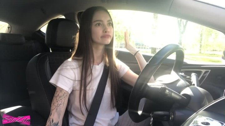 Solazola Masturbation In Car