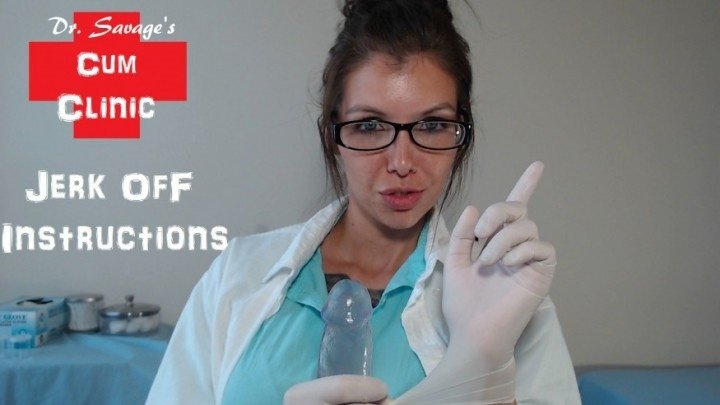 Stella Von Savage Dr Savages Dirty Joi With Latex Gloves