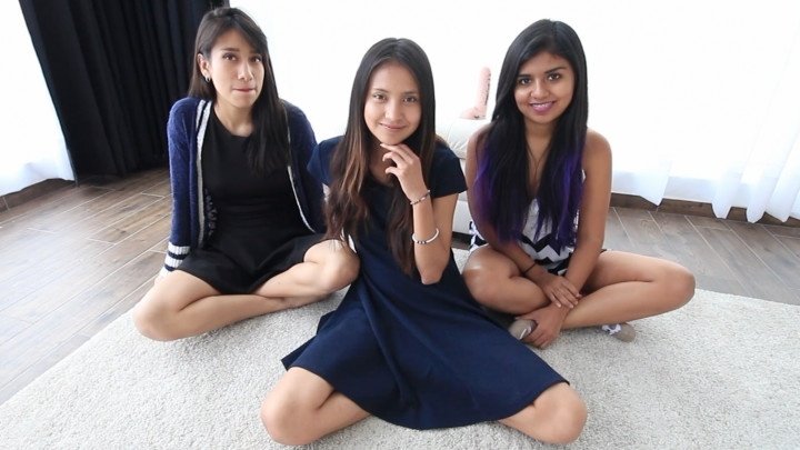Youthlust Three Teens Share Cum
