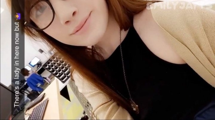 Emilyjayts Public Sissy Has Fun At Work Snap Comp