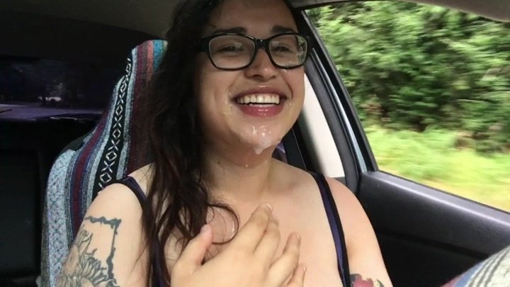 Kezia420 Cumdrivecumwalk Risky Public Facial