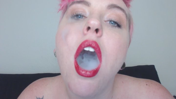 Miley May Up Close Cigarette Smoking